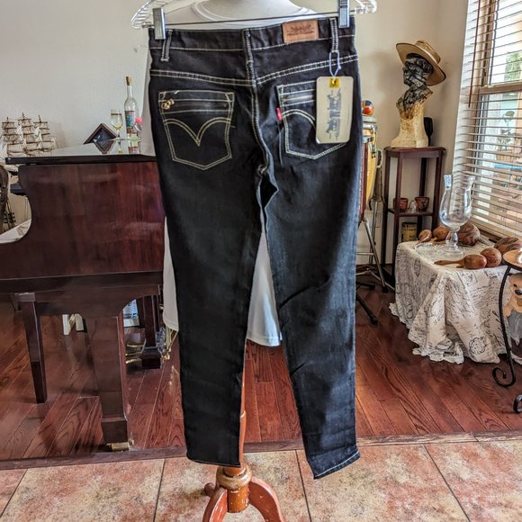 NWT   Levi's ECO Bootcut Black Jeans         Sz 28 - Picture 2 of 13